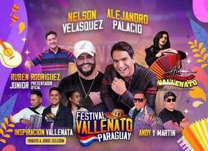 Llega el Festival Vallenato Paraguay con grandes referentes del género