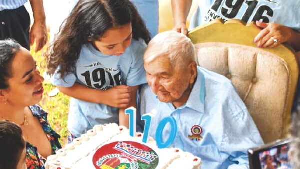 Chacoré cumplió 110 años: El único quebranto de don Canuto es Olimpia