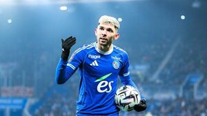 Asistencia de Julio Enciso en la victoria del Estrasburgo