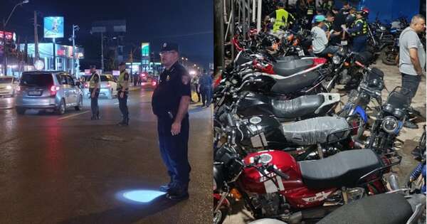 Diario HOY | Casi 70 motocicletas incautadas durante gran operativo policial en Acceso Sur
