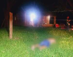 Presunto sicariato en Amambay: matan a un hombre en el patio de su casa - Policiales - ABC Color