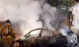 Incendio de vehículo en Asunción, Policía investiga presunto ataque premeditado de la ex pareja - OviedoPress