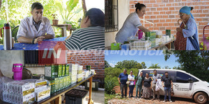 JORNADA DE ATENCIÓN MÉDICA LLEGÓ A ZONAS DE DIFÍCIL ACCESO EN ENCARNACIÓN