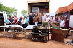 Fundación Tesãi entrega equipamientos a USFs del distrito de Alto Verá, Itapúa | DIARIO PRIMERA PLANA