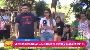 Vecinos de Ñemby denuncian riesgo de inundación por obra