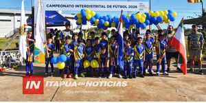 INAUGURARON EL INTERDISTRITAL DE FÚTBOL ITAPÚA 2026 EN ENCARNACIÓN