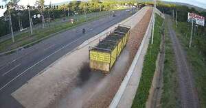 La Nación / Rampa de emergencia evitó una nueva tragedia vial en zona de Pedrozo