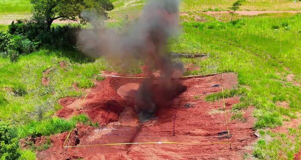 Detonan de forma controlada una granada de mortero hallada en Belén - Concepción al Día