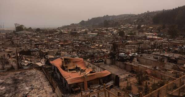 La Nación / Incendios en Chile arrasan 35.000 hectáreas y se cobran 20 vidas