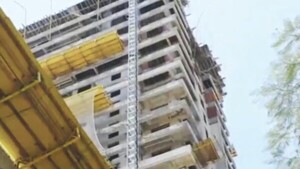 Obrero cayó del piso 22 de edificio en Villa Morra y murió en el acto