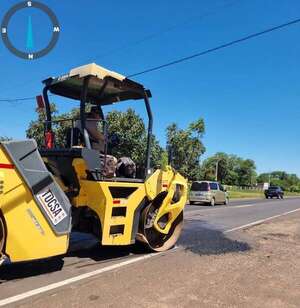 San Pedro: llegan máquinas para la reparación de la ruta PY08 - Nacionales - ABC Color