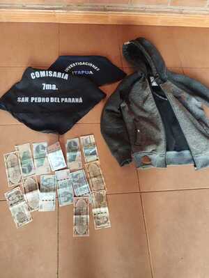 Menor hurta dinero de una bodega en San Pedro del Paraná