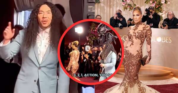 La Nación / El “Glambot” de la discordia: JLo y la polémica de Globos de Oro 2026