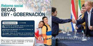 LLAMADO A BECARIOS PARA PRESENTAR INFORME DE RESPONSABILIDAD SOCIAL