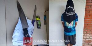 APREHENDEN A HOMBRE POR TENTATIVA DE HURTO Y RESISTENCIA EN PLENO CENTRO DE ENCARNACIÓN