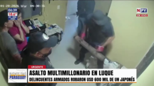 Millonario asalto en un motel de Luque: roban USD 600.000 a un ciudadano japonés