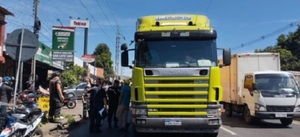 Villa Elisa: tras una discusión, un hombre cruzó la ruta sin mirar y fue arrollado por una Scania