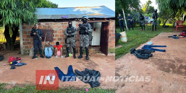 ALLANAMIENTO EN JESÚS DERIVA EN DOS APREHENSIONES POR SUPUESTO HURTO AGRAVADO