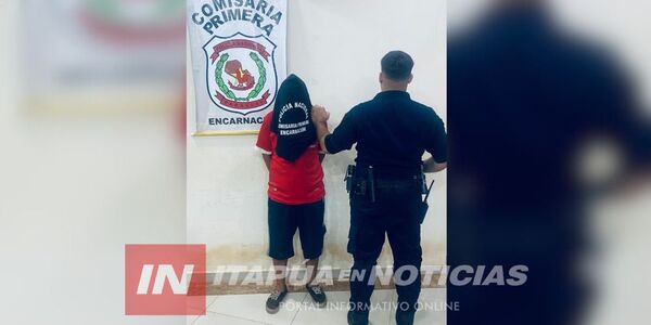 APREHENDEN A CIUDADANO ARGENTINO POR SUPUESTO HURTO DOMICILIARIO EN ENCARNACIÓN