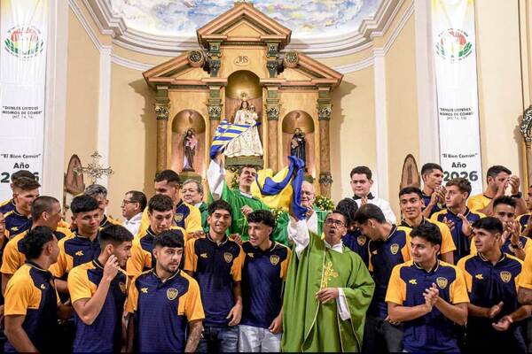 La Virgen cubre con su manto al Sportivo Luqueño •