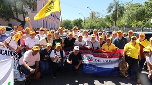 Docentes se movilizan frente al Congreso y presentan contrapropuesta a la reforma de la Caja Fiscal - La Tribuna