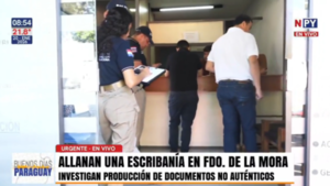Allanan escribanía por millonaria estafa en venta de vehículos en Fernando de la Mora