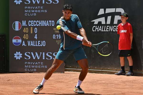 Contundente inicio de Dani Vallejo en el ATP Challenger Itajaí Open de Brasil - Polideportivo - ABC Color
