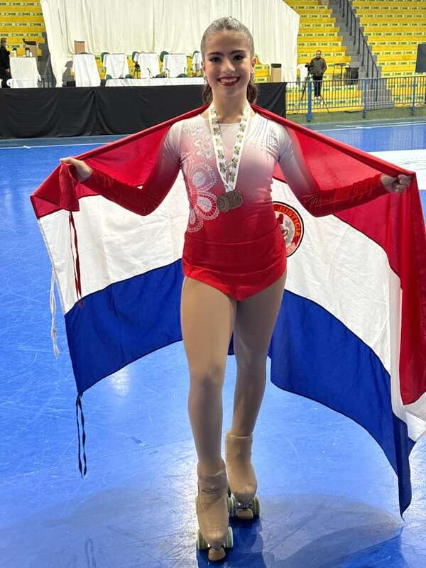 Annabella Portaluppi afianza su mejor preparación en pistas de Italia - Polideportivo - ABC Color