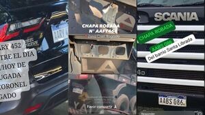 Preocupación en Coronel Bogado por el hurto de chapas de vehículos