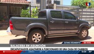 Reportan intento de asalto a un cambista: delincuentes balearon camioneta blindada | Unicanal