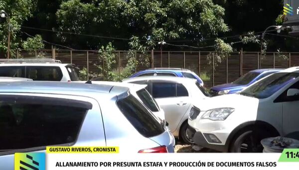 Allanamientos múltiples por presunta red de estafas vinculadas a la venta se vehículos