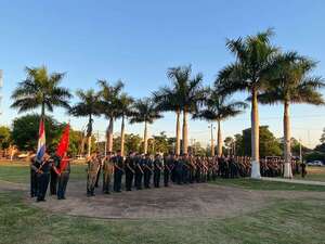 Retreta militar para conmemorar el 93º aniversario de la primera Batalla de Nanawa - Nacionales - ABC Color