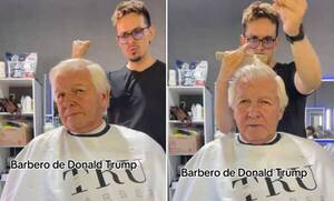 [VIDEO] Así mantiene su look el Donald Trump paraguayo