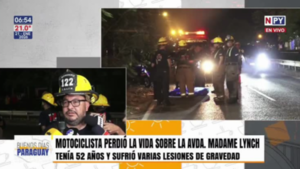 Trágico accidente: motociclista fallece tras ser embestido por un camión de gran porte