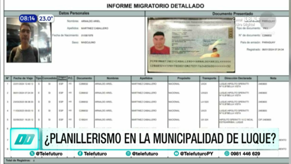 Denuncian presunto "planillerismo" de alto funcionario en Municipalidad de Luque