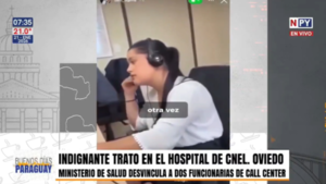 Funcionarias de call center desvinculadas tras burlarse de pacientes en Hospital de Coronel Oviedo