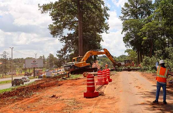 Cierran temporalmente avenida San Blas de CDE por obras del viaducto del Km. 10 que construye Itaipú | DIARIO PRIMERA PLANA