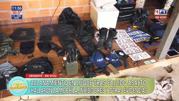 Hallan evidencias clave tras fallido asalto a un funcionario de una casa de cambios