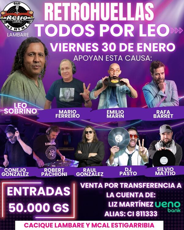 Popular / Evento benéfico para Leo Sobrino