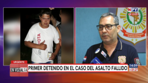 La Policía Nacional detiene al primer sospechoso del fallido asalto en Asunción