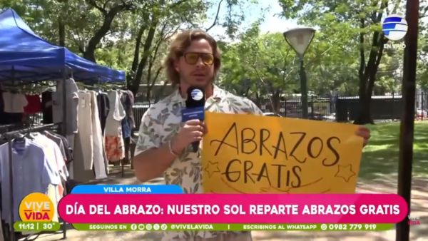 Día del Abrazo: nuestro sol reparte abrazos gratis