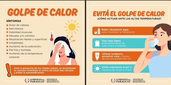 Salud alerta por riesgos del calor extremo