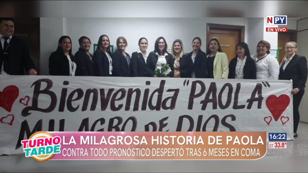 La milagrosa historia de Paola: contra todo pronóstico despertó tras 6 meses en coma