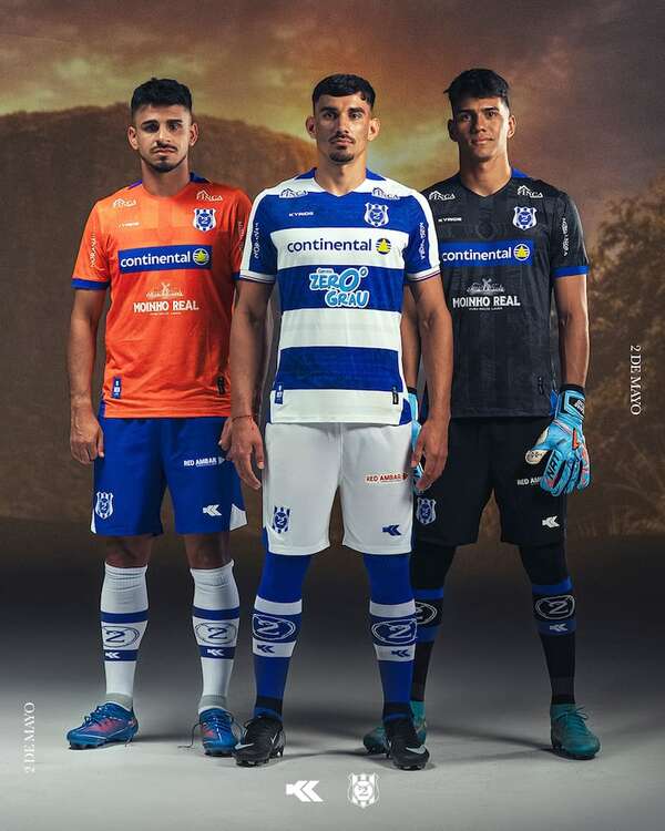 Sportivo 2 de Mayo presenta su nueva camiseta, con un diseño patriótico - 2 de Mayo - ABC Color