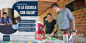 LANZAN EN ITAPÚA EL PROGRAMA “A LA ESCUELA CON SALUD”