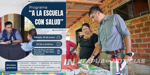 LANZAN EN ITAPÚA EL PROGRAMA “A LA ESCUELA CON SALUD”