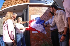 Habilitaron el nuevo edificio del Espacio de Cuidado Mitã Róga del Programa Abrazo - trece