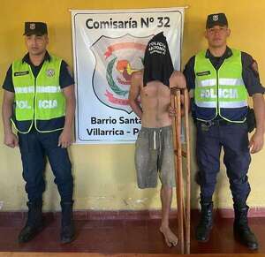 Detienen a hombre con discapacidad por presunta violencia familiar en Villarrica - Nacionales - ABC Color