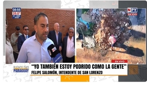 “Estoy podrido”: intendente de San Lorenzo reclama por la demora en la reparación de la Avda. Avelino Martínez » San Lorenzo PY