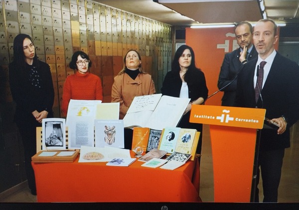 Josefina Plá ingresa a la Caja de las Letras en Madrid